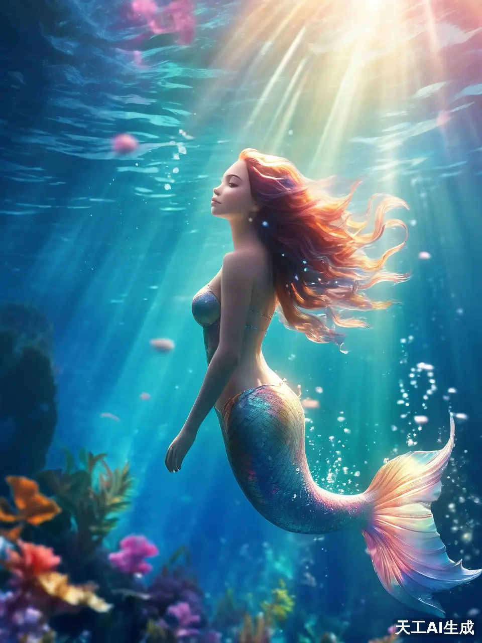 探索海洋的奥秘,与美人鱼共舞.#图文动态同步大赛