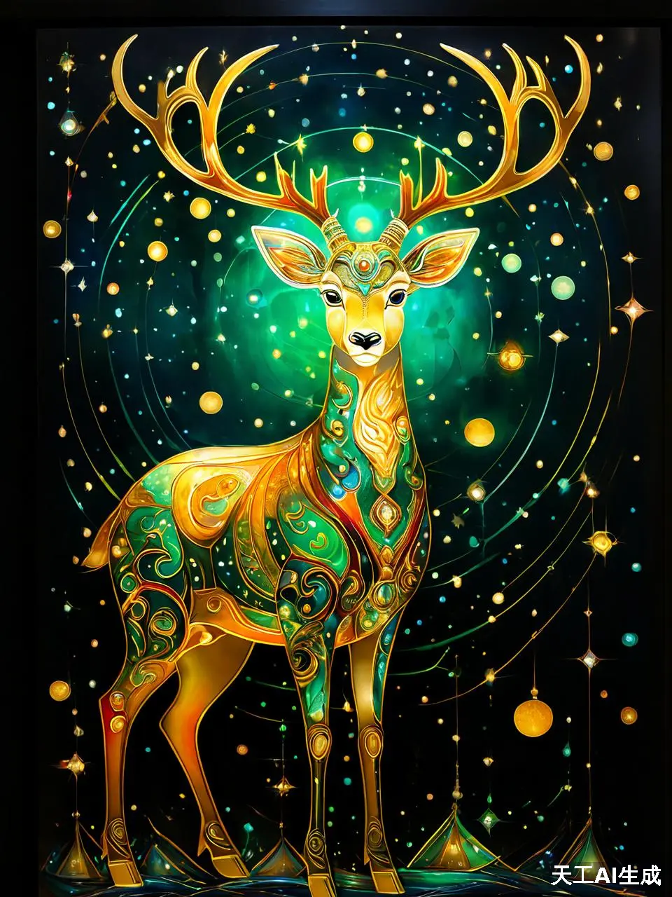 星辰大海,鹿王在此,探索未知的勇气,就在你的眼中闪耀