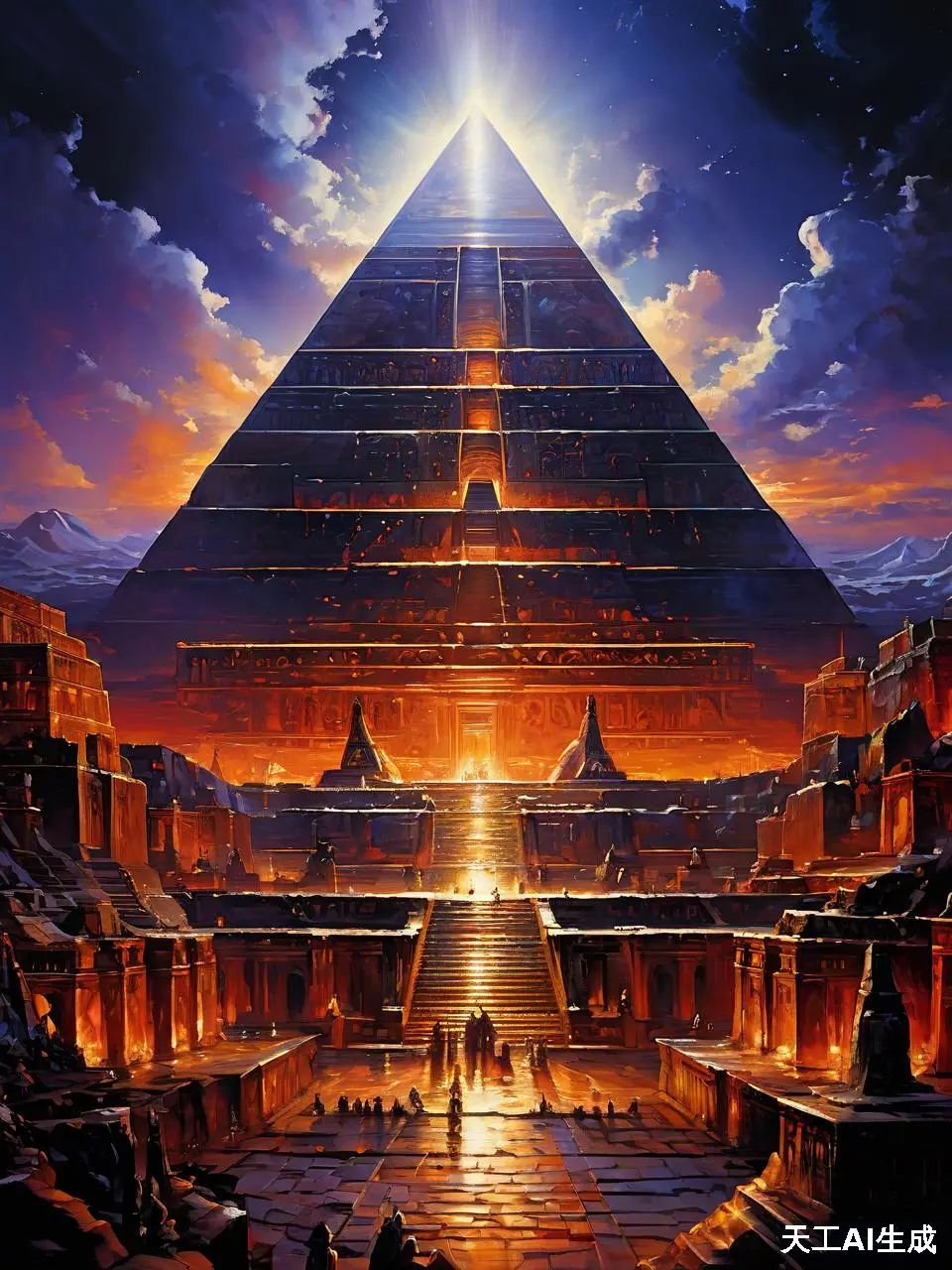 金字塔的秘密#动态创作者扶持计划# #ai绘画# #画画