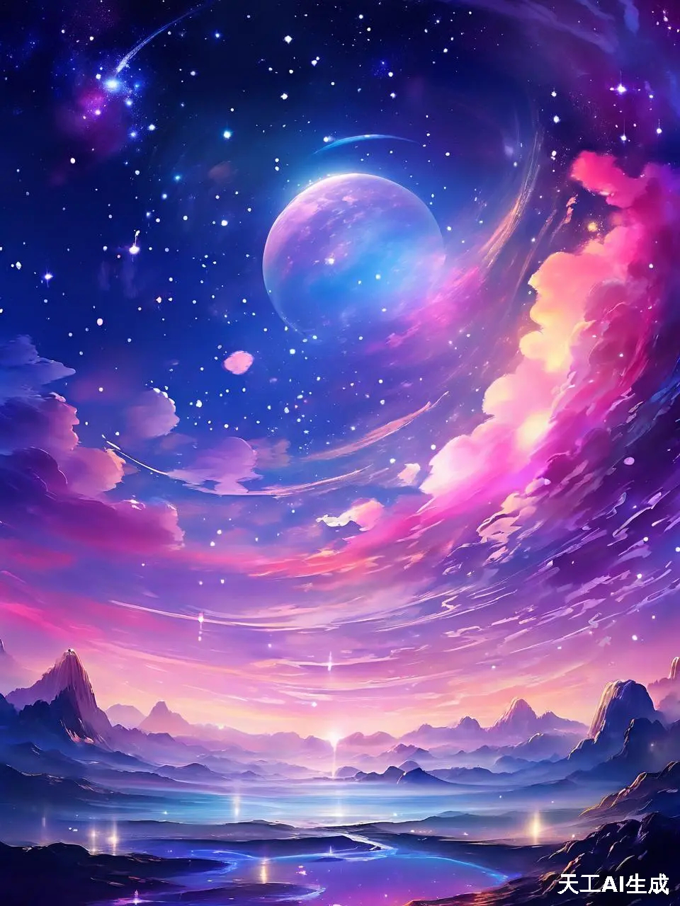 星辰大海,梦幻云端,天工之作,美得让人窒息.