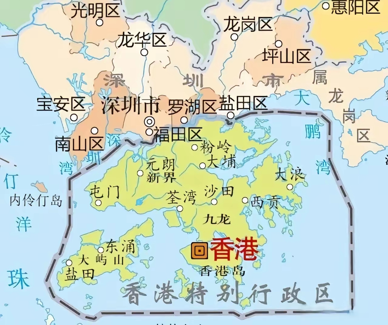 论面积,香港仅1119平方公里,即便与县级行政区相比,这规模都算小的