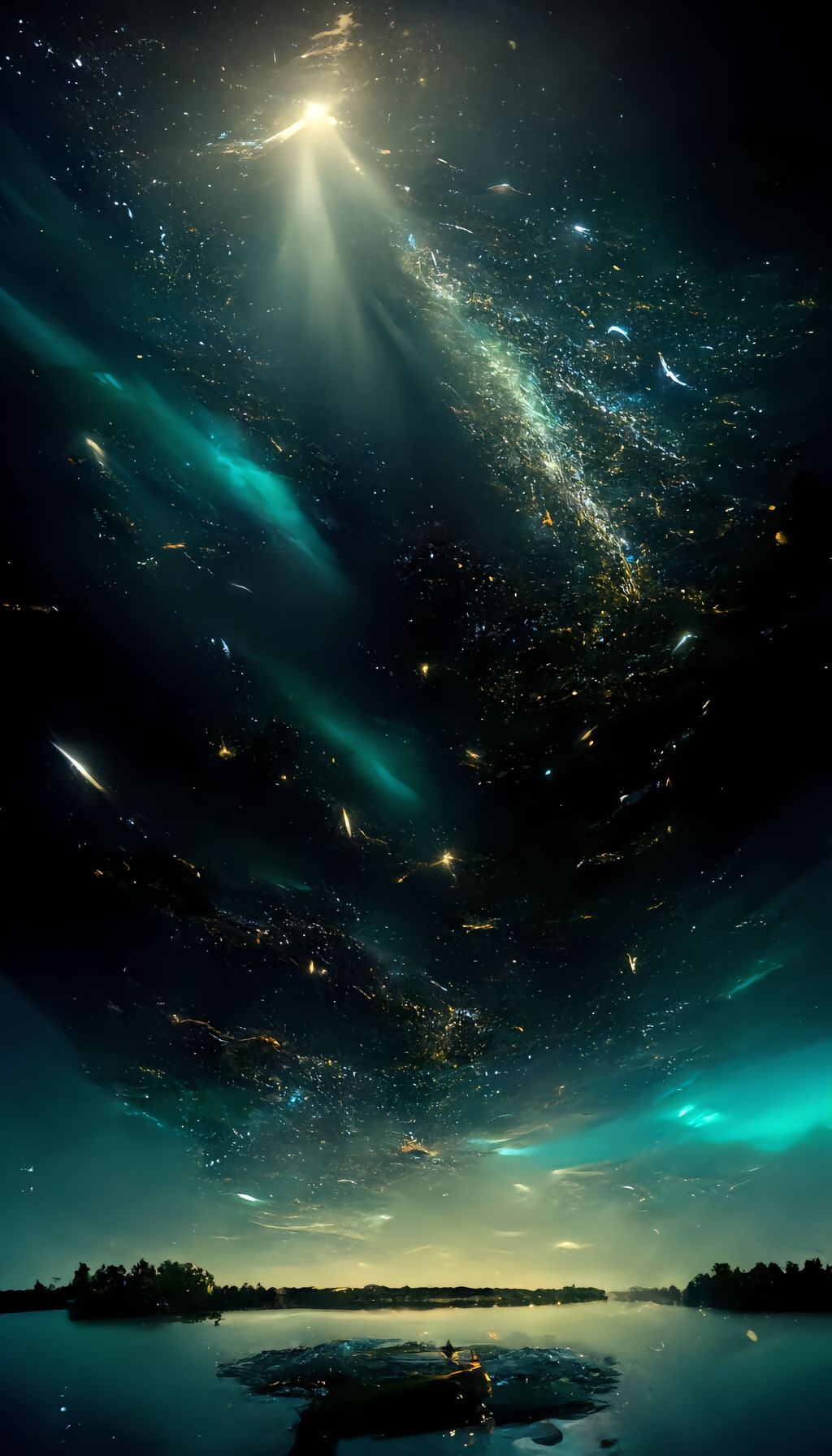 绝美星空壁纸 星空,那一片深邃与辽阔,是我在都市喧嚣中时常向往的