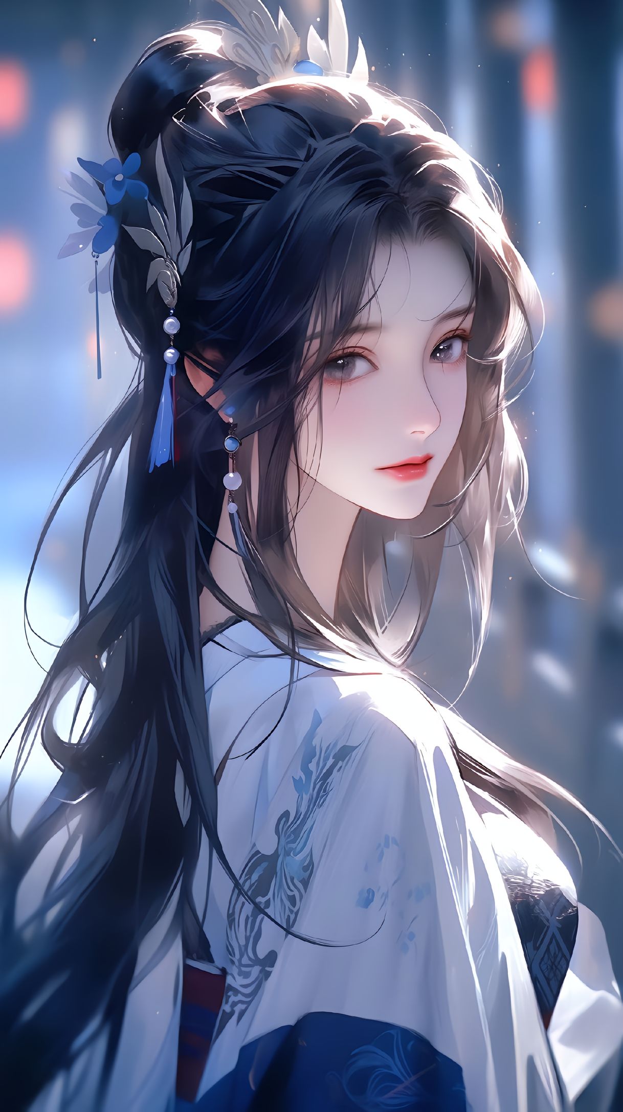 古风美女壁纸 今日份古风美女壁纸,宛如画中仙子,飘逸出尘.