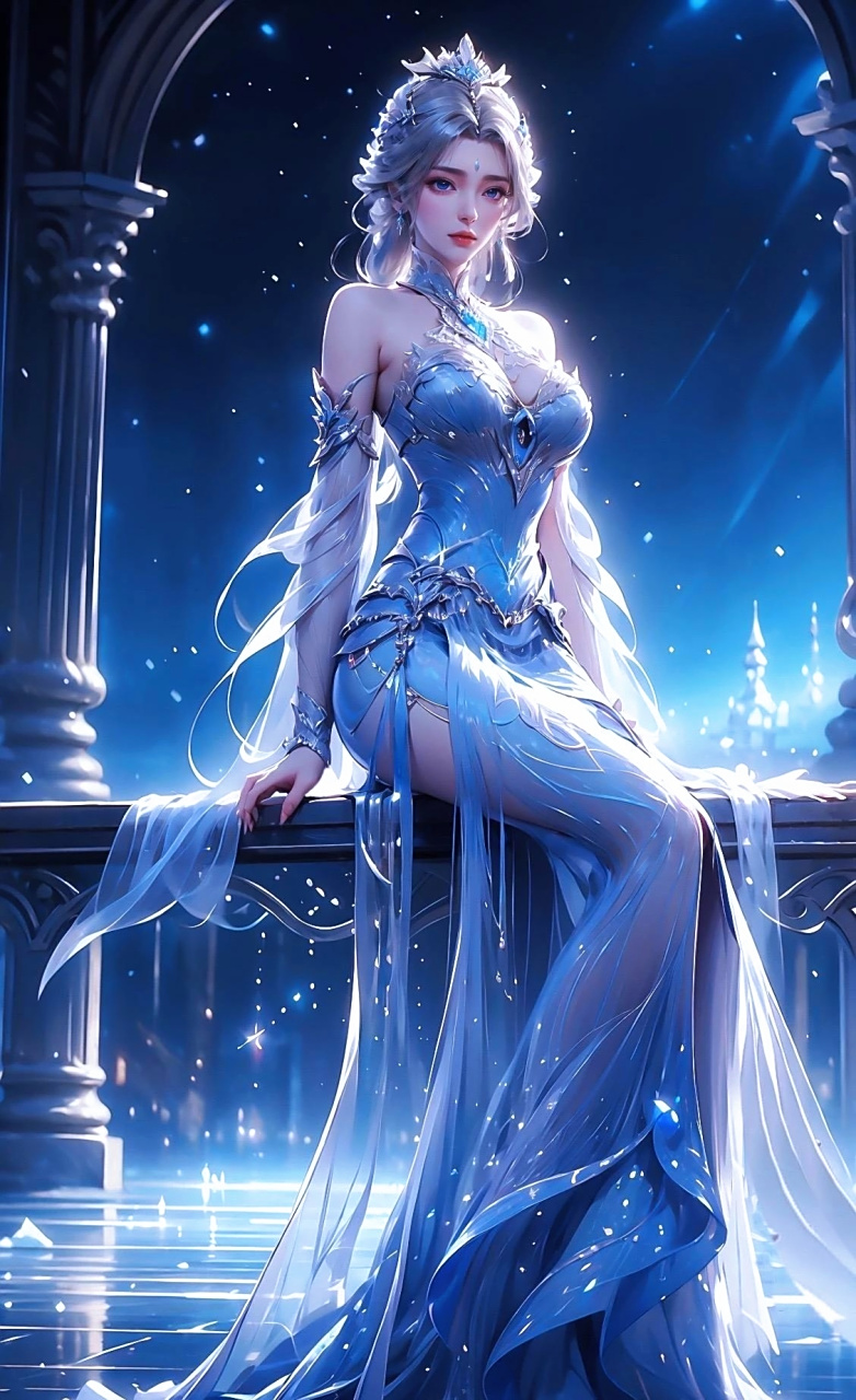 完美世界月婵壁纸(ai绘画) #完美世界# #动漫壁纸# #ai绘画