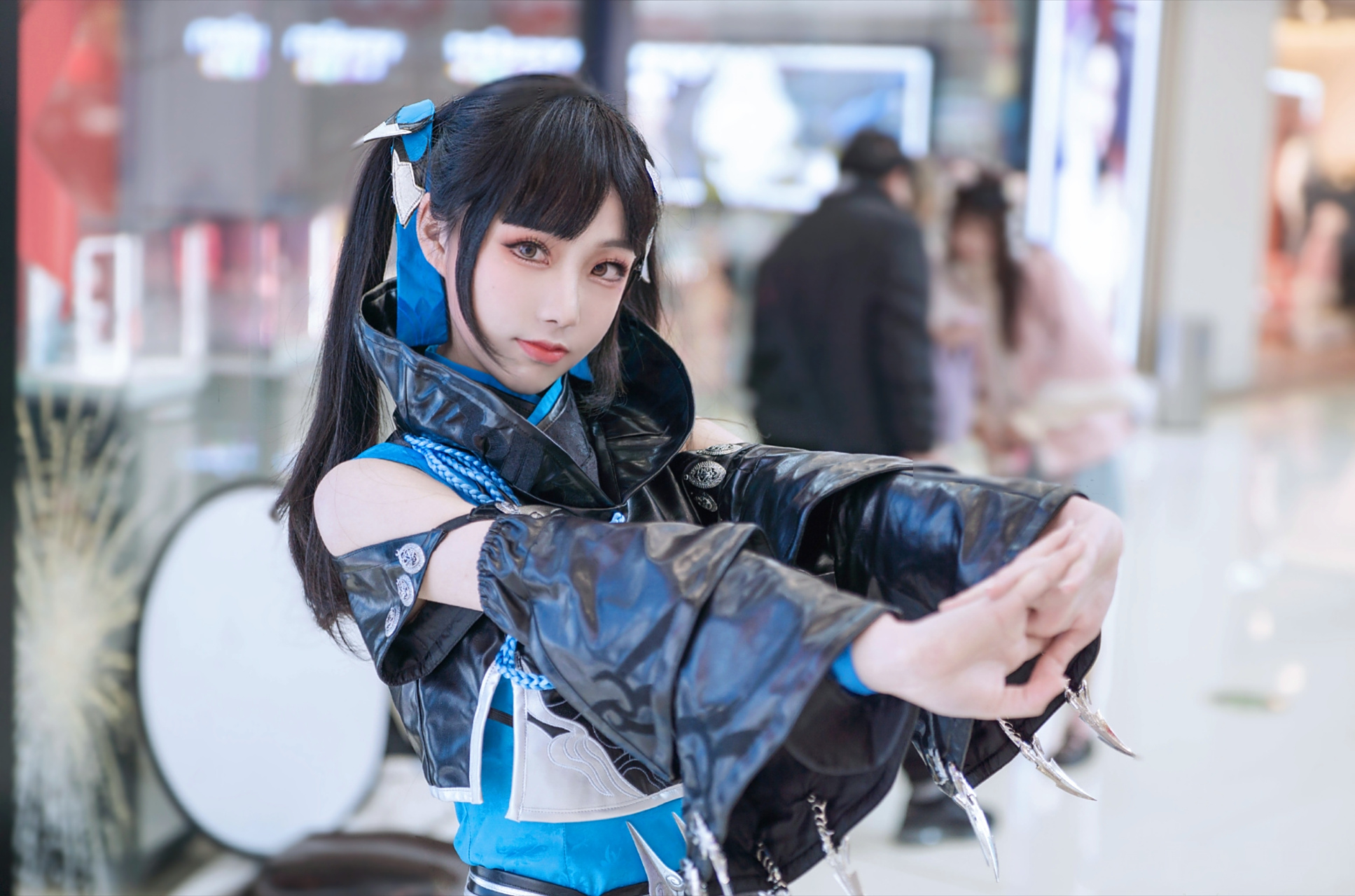 剑三 鹤梦炮萝cos 出镜:a鸽窝锅锅 #cosplay#  这是你喜欢的双马尾嘛?