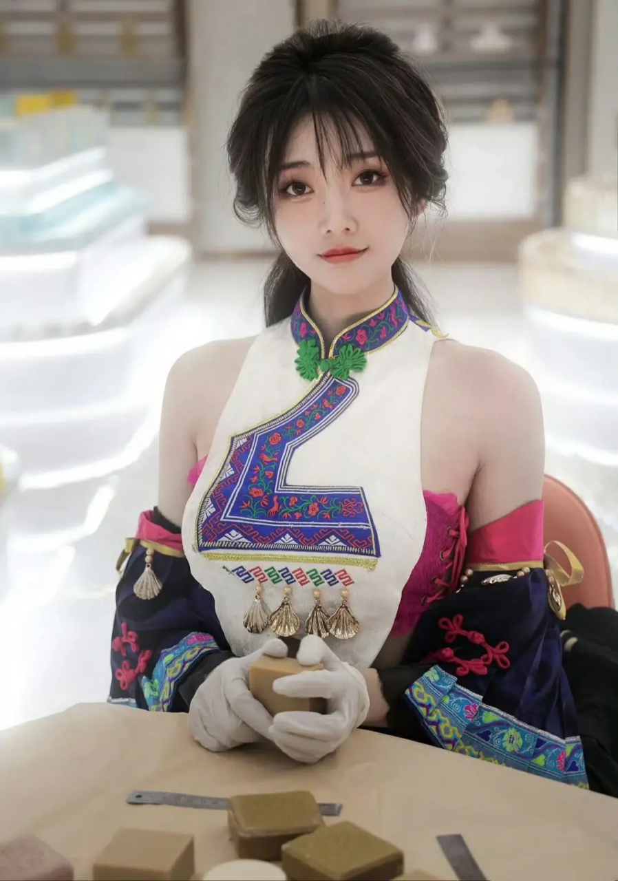 永劫无间 畲族联动顾清寒皮肤cos(@走路摇z )