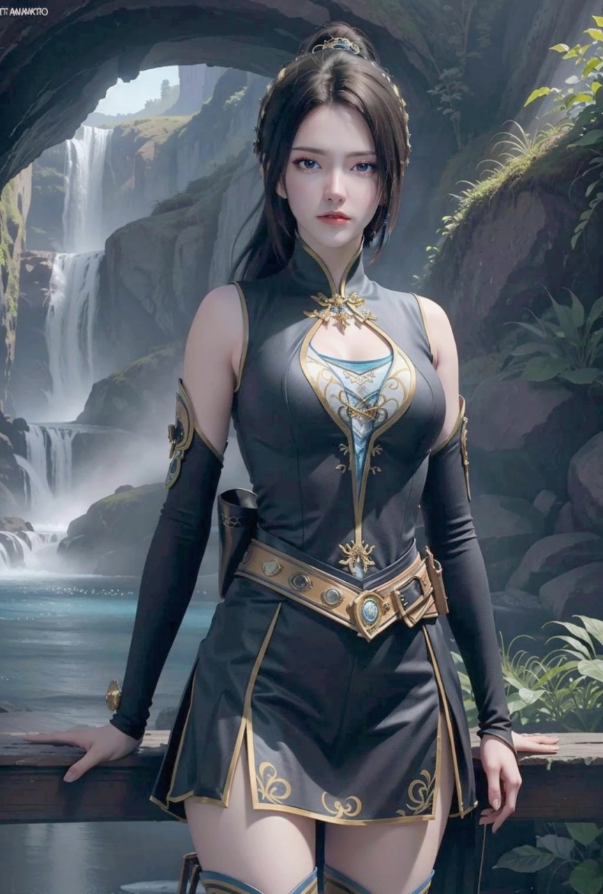 78斗破纳兰嫣然(ai绘画)  今天来分享一下我近期的心头好——那位身