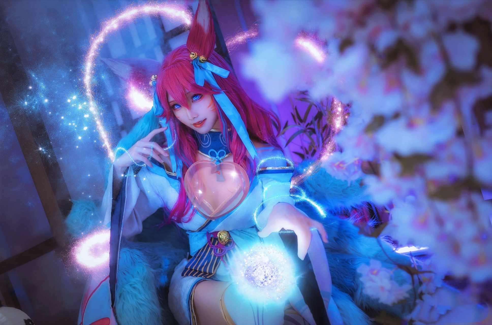 灵魂莲华阿狸cos 出镜:a鸽窝锅锅 #英雄联盟# #cosplay