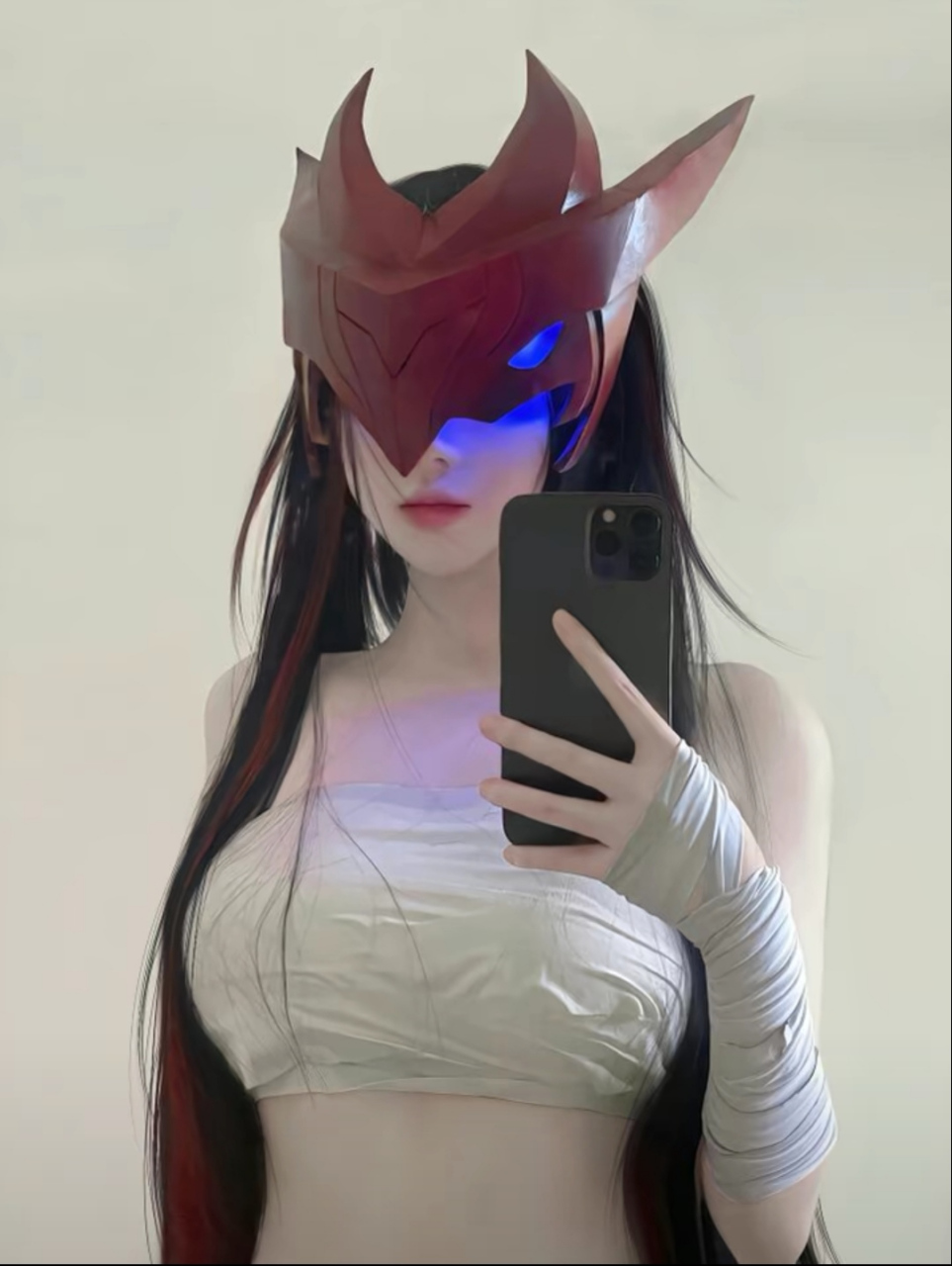 出镜:ks 肉肉 #英雄联盟# #永恩# #cosplay#  少见女生cos永恩