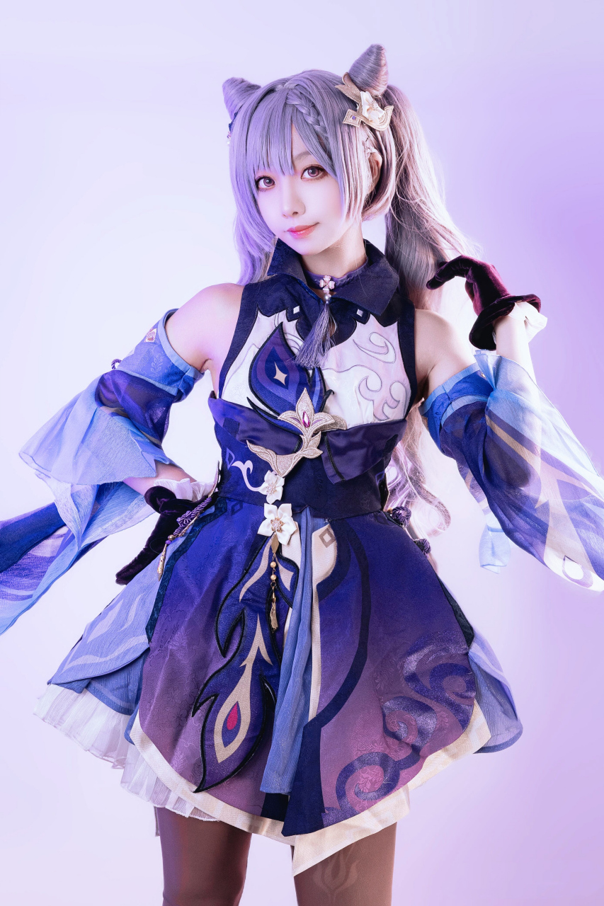 原神刻晴cos 出镜:兔团子ovo #原神# #二次元#  #百家帮扶计划