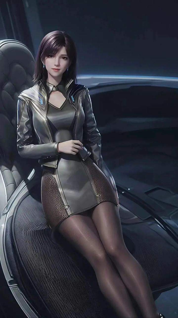 吞噬星空徐欣美照 #二次元# #吞噬星空# #ai绘画#  "星尘漫舞,宇宙为