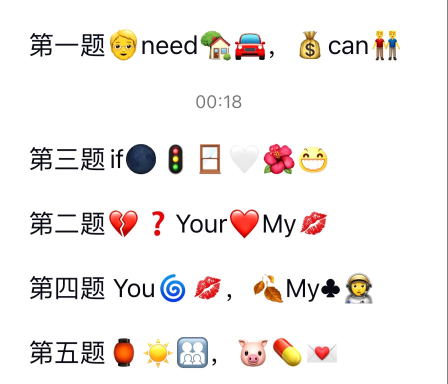 看图猜歌词了#看图猜成语