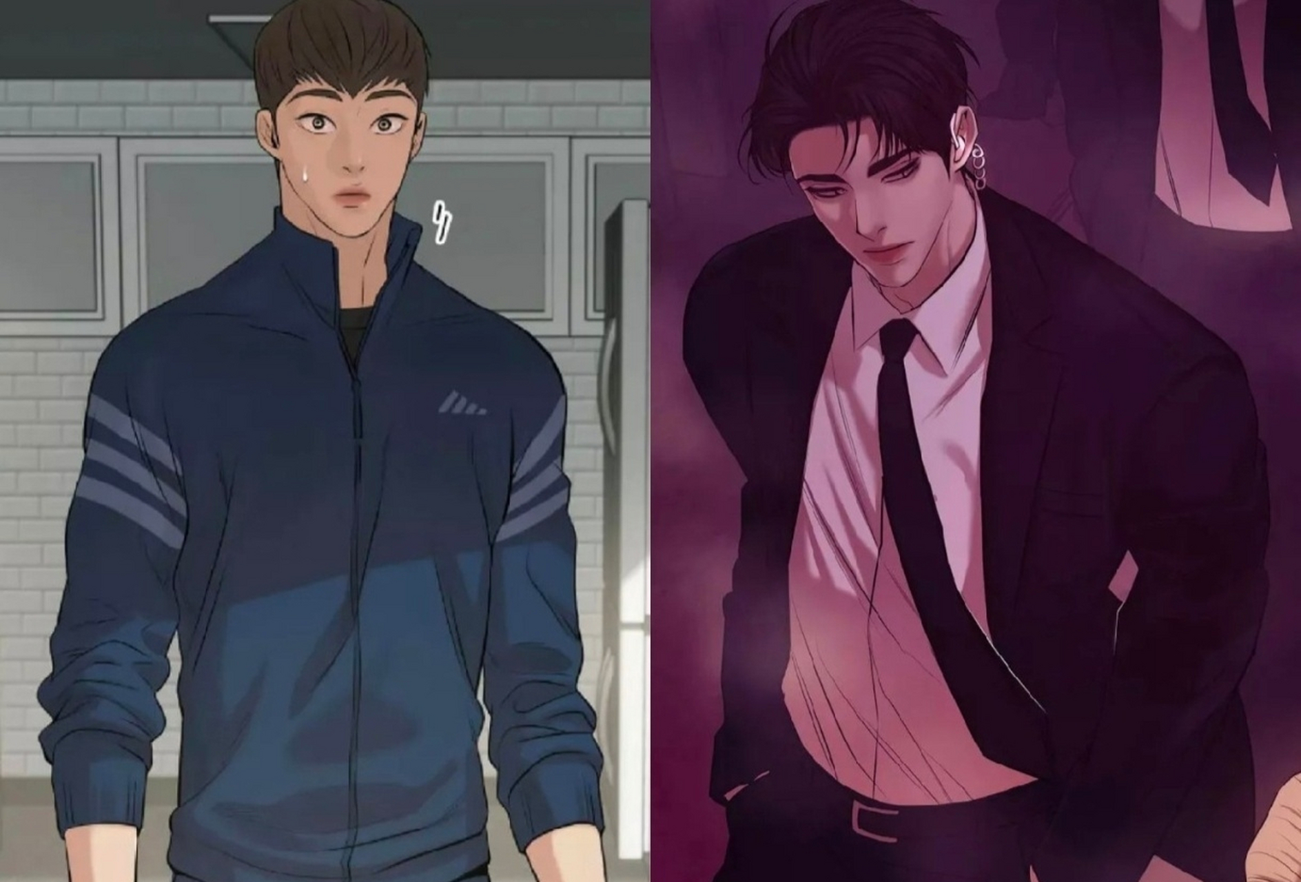 这应该是韩漫里逆袭最成功的男人了,曾经的精神小伙变成大帅哥,这是