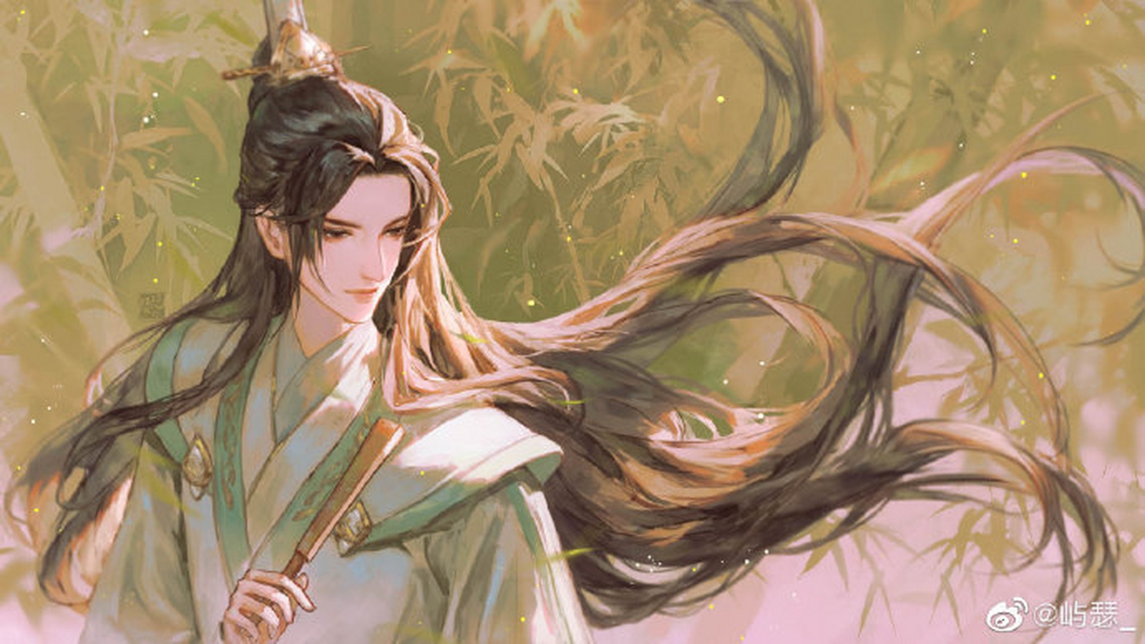 古风美男插画图,你能认识几个?(画师:见水印)