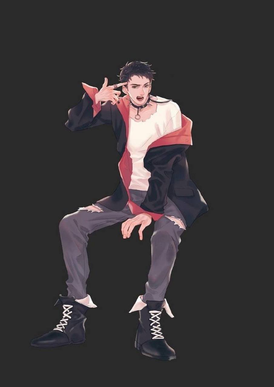 原炀人设图,身高188,还是漫画里面很帅气,另外小狼狗为人正直,可不是