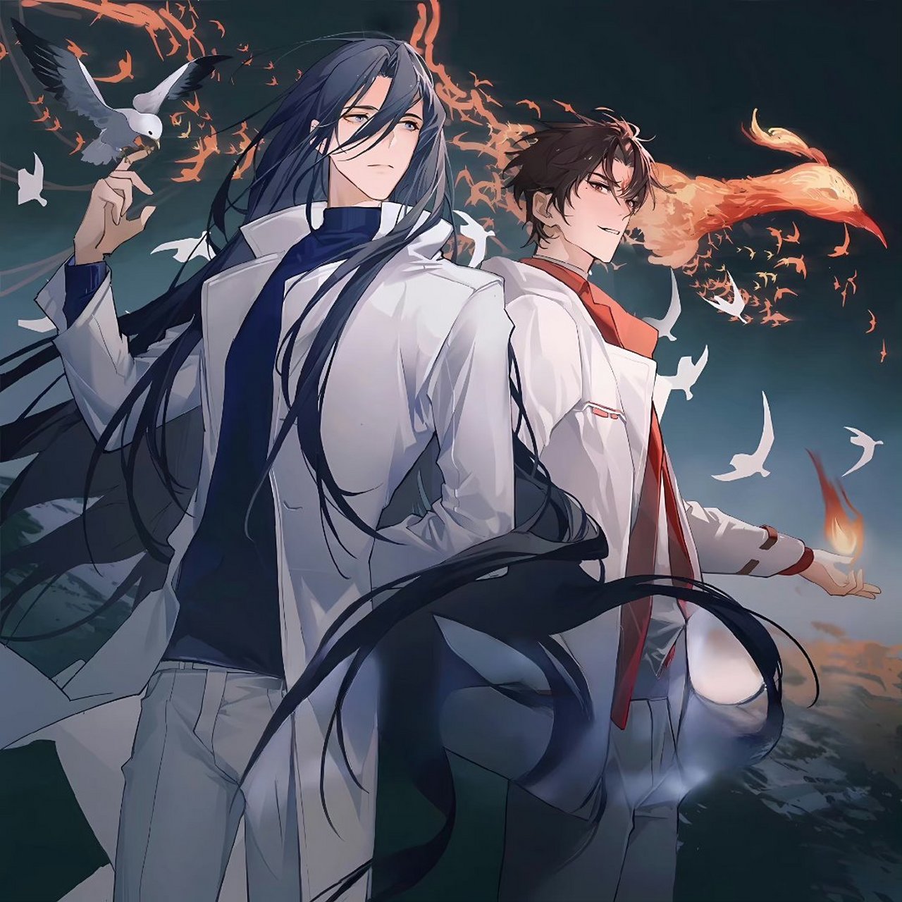 烈火浇愁广播剧海报图.