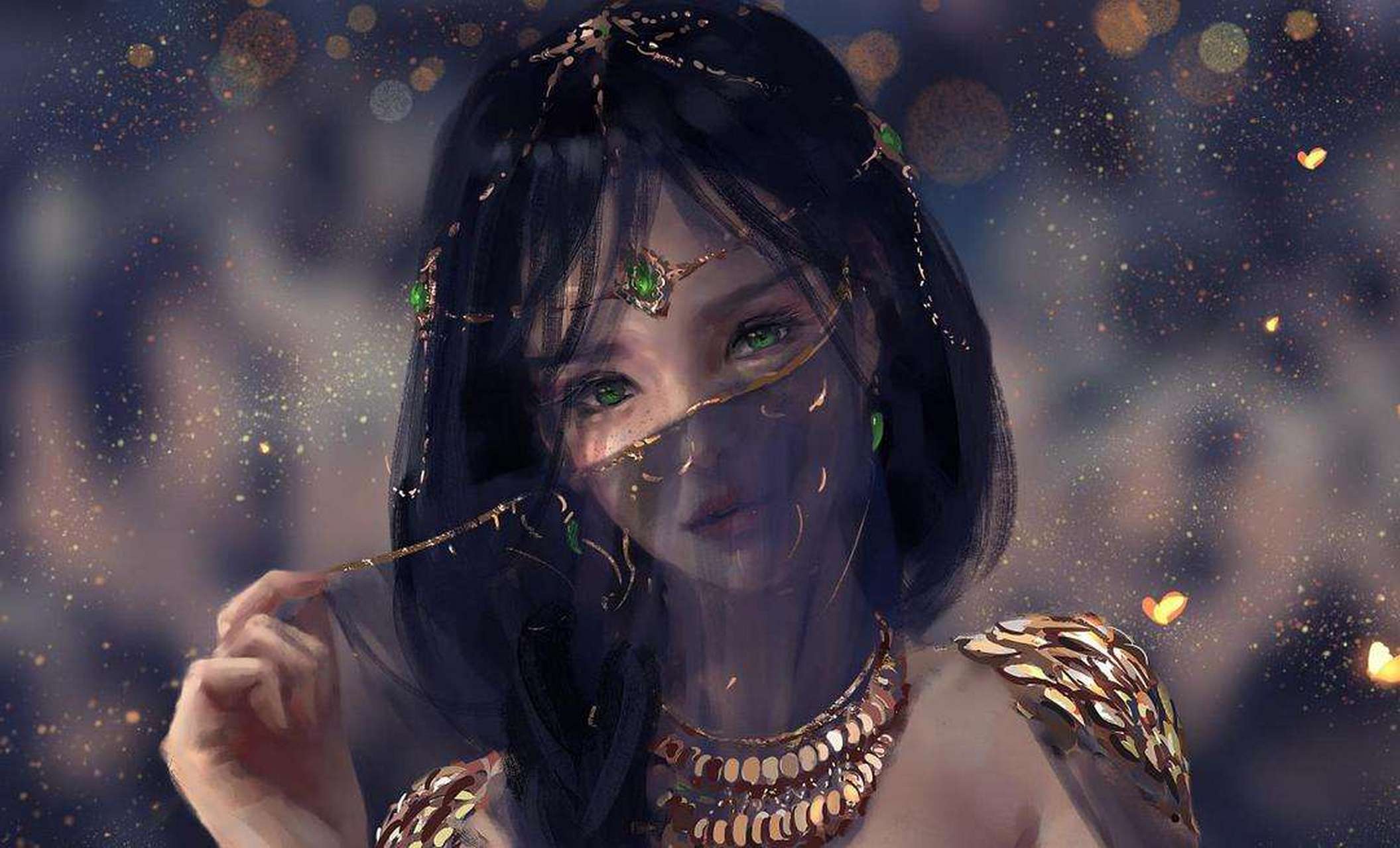 鬼刀风铃公主插画图,听说要播动漫了,可是这几年一直没有消息,感觉