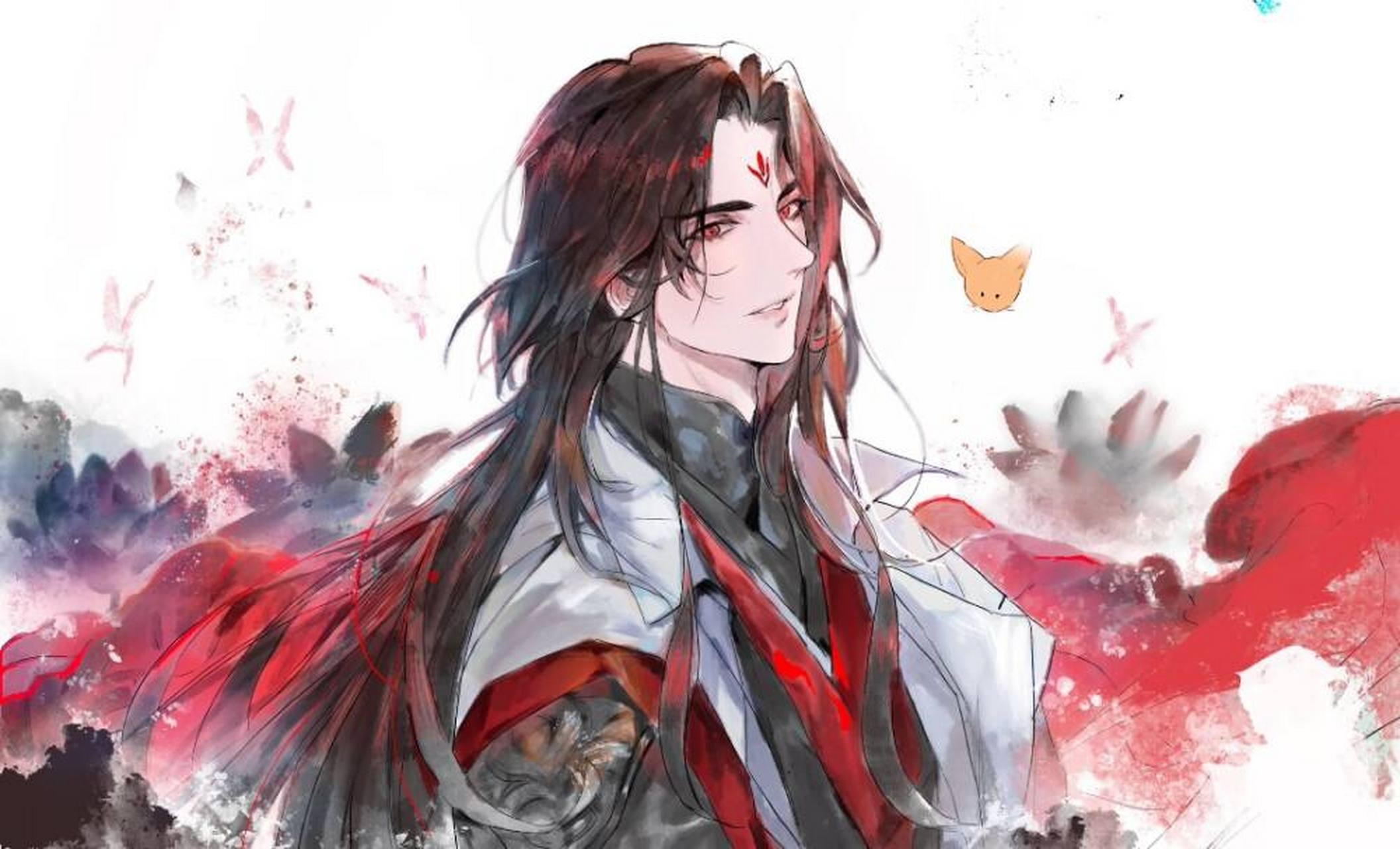 洛冰河绘图,额头上的天魔印从来没有统一过.