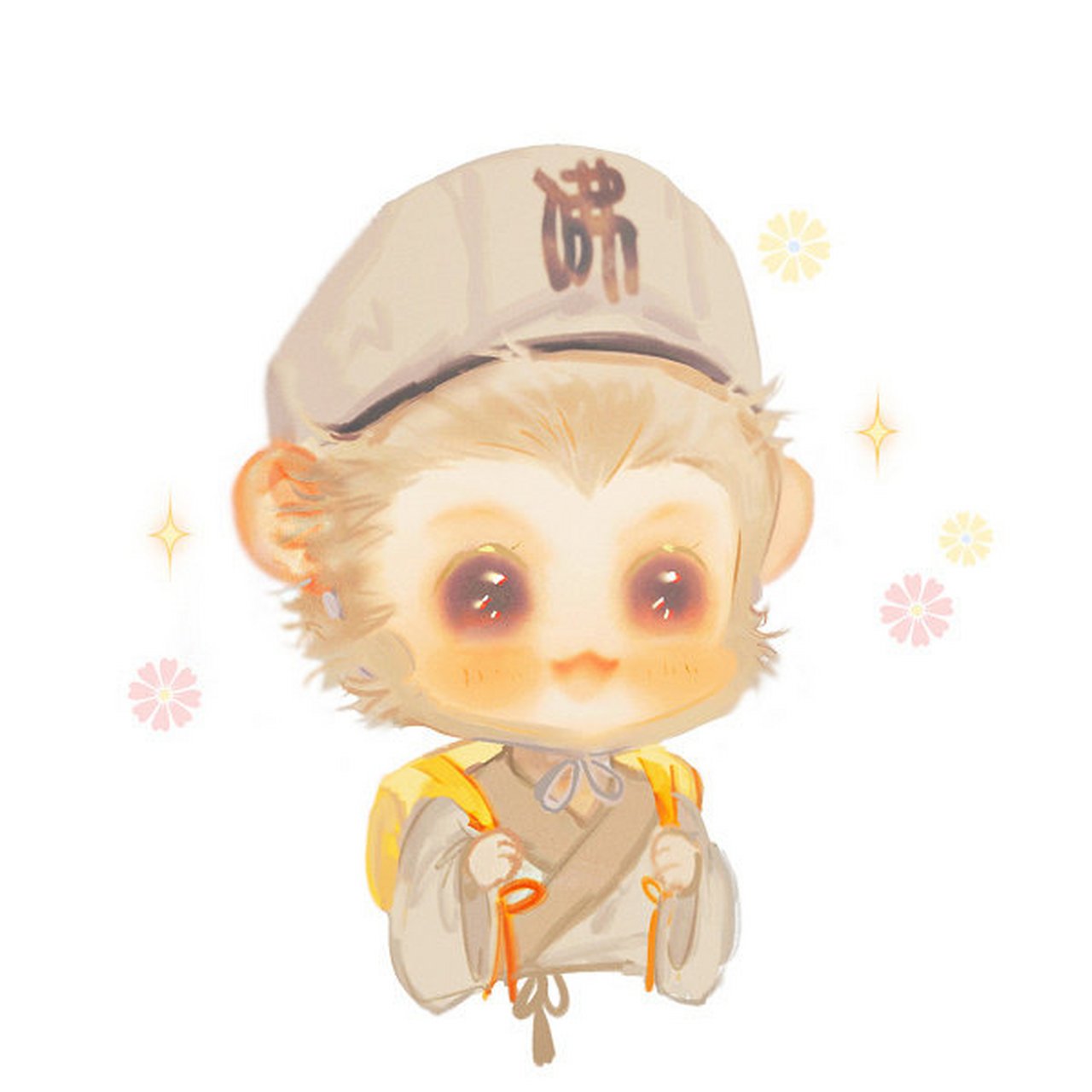 美猴王孙悟空,许多人的童年回忆,变成q版之后就感觉好可爱,好想回到小