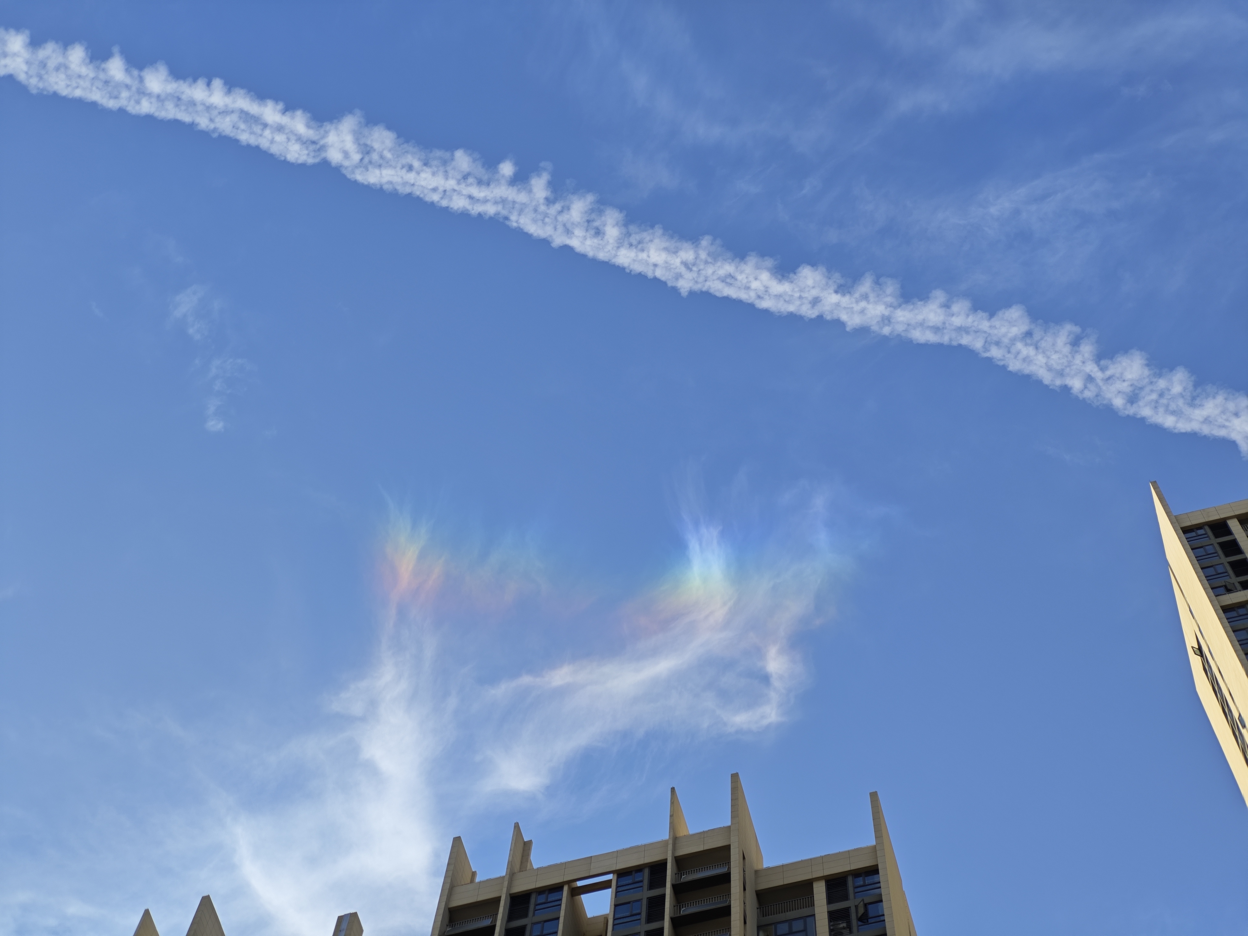 第一次见彩虹云96见者行大运!