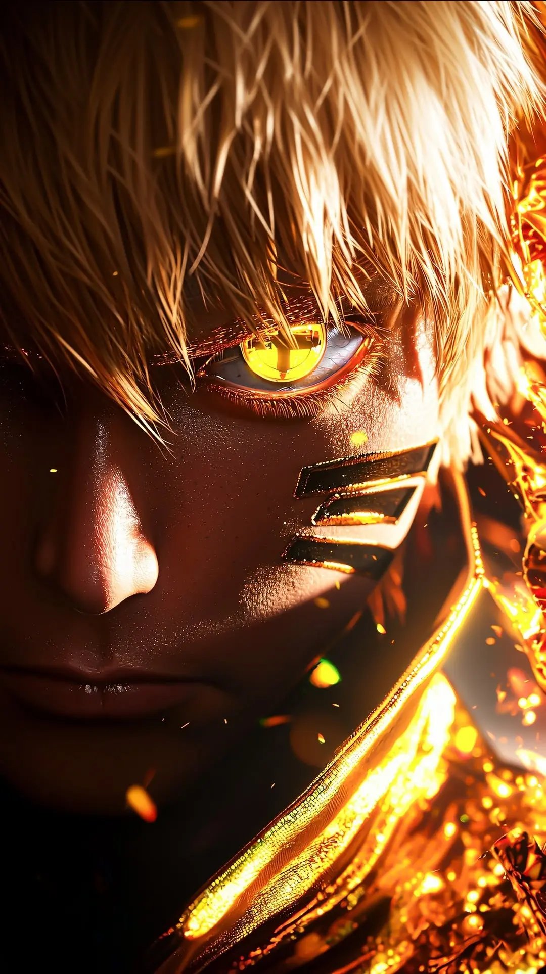 二次元动漫人物的犀利眼神杀壁纸