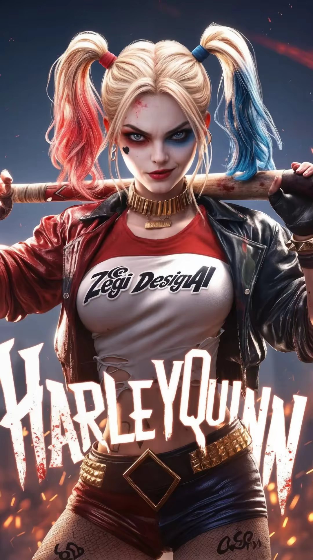 dc哥谭风云人物蝙蝠侠小丑小丑女壁纸头像背景