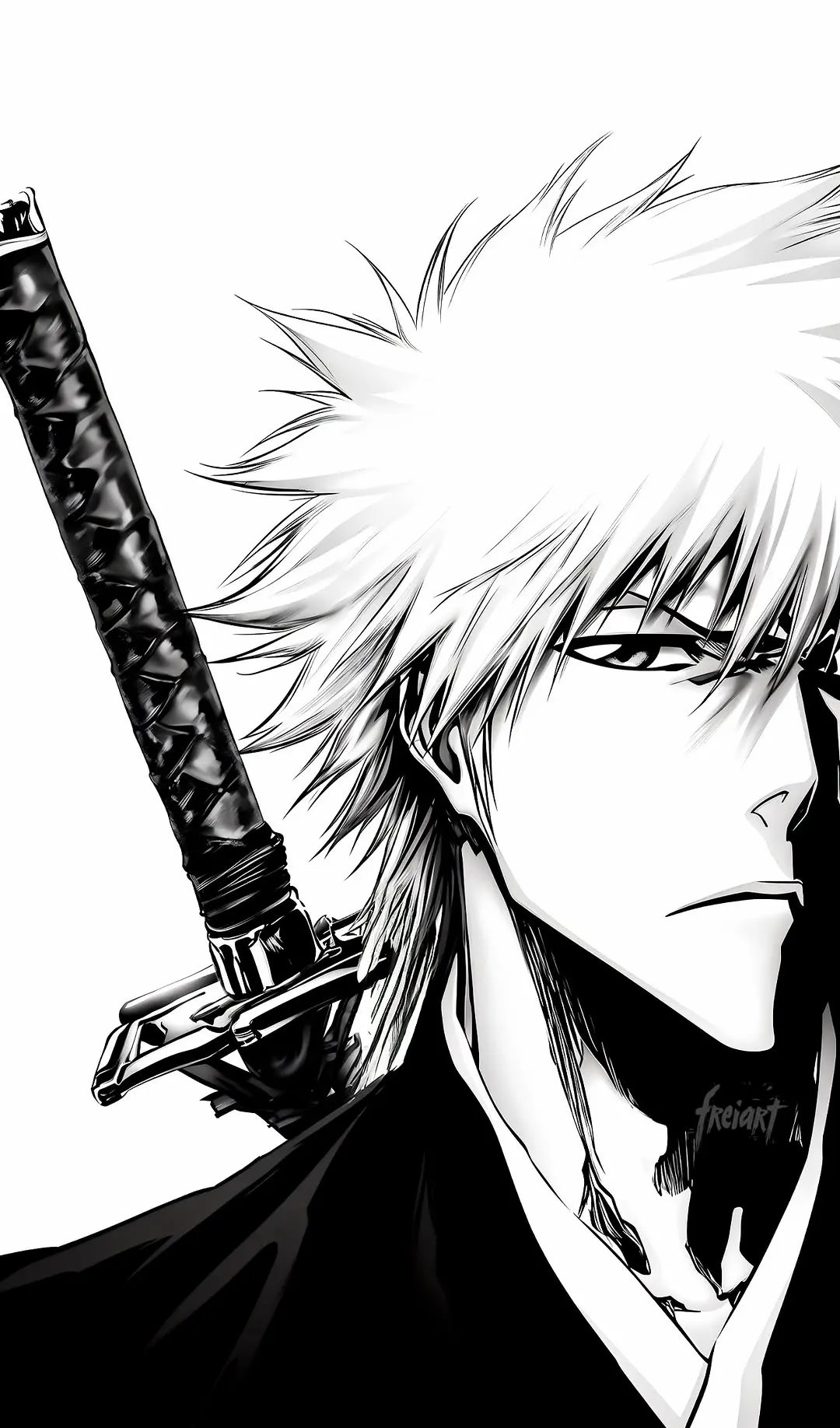 黑崎一护死神境界bleach超帅壁纸,最后的月牙天冲!