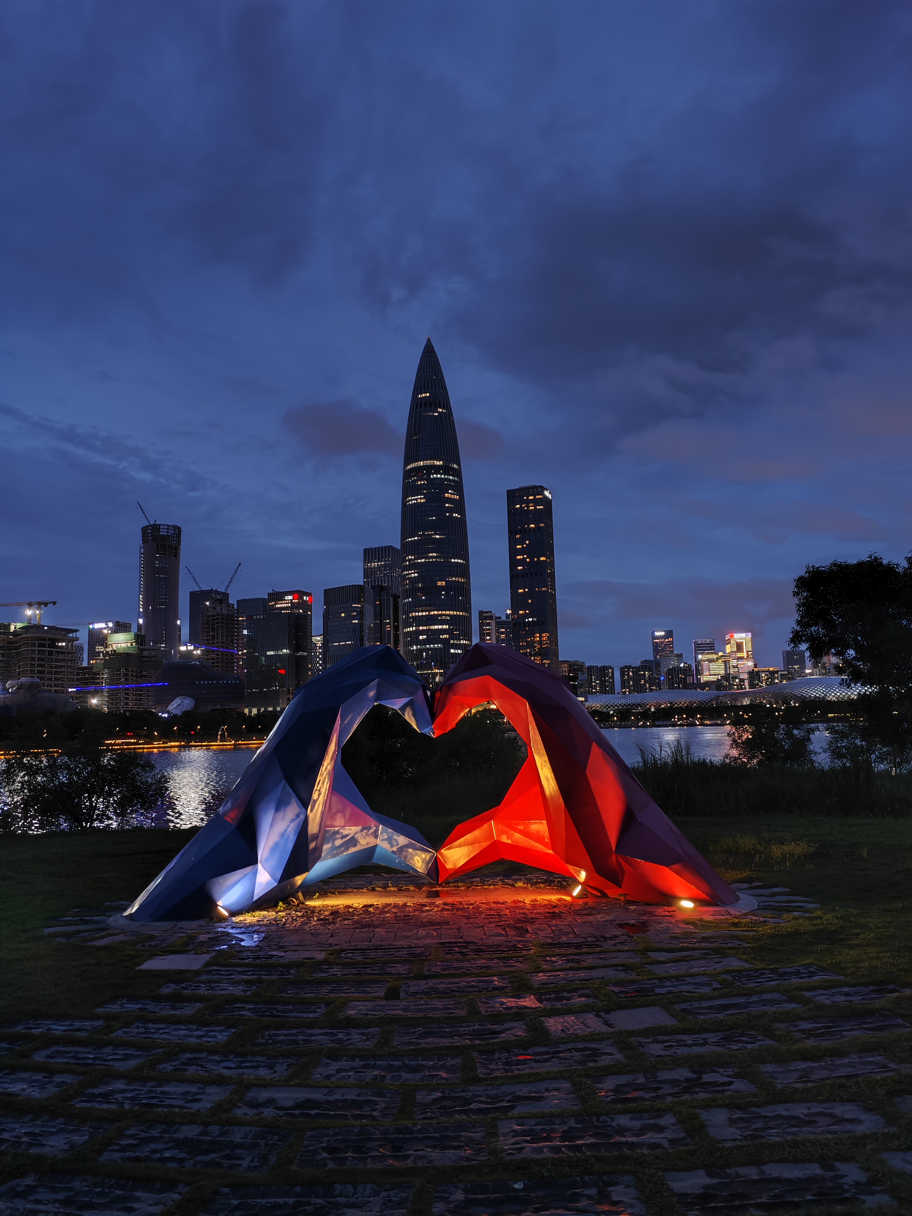 夜色深圳湾