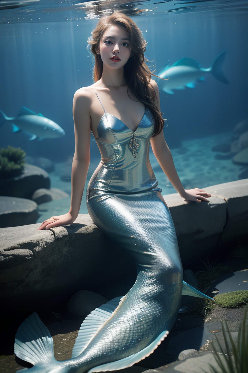 美女# 美丽的美人鱼