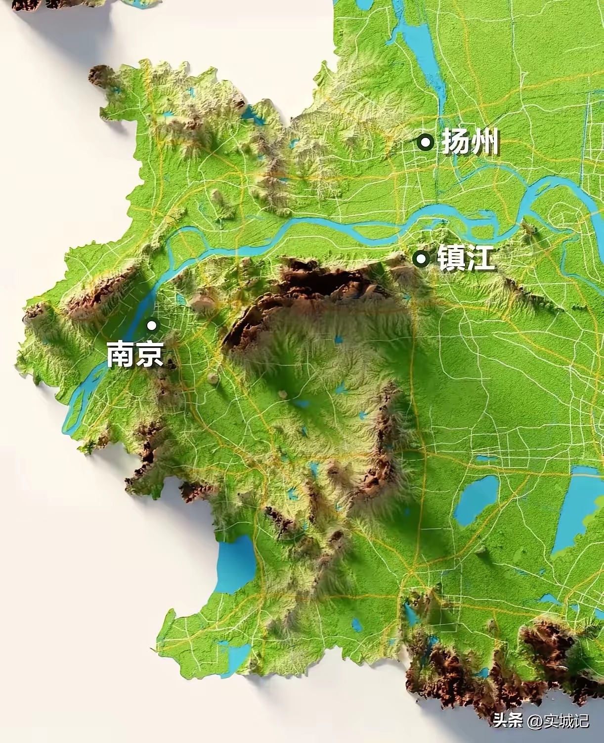 但一直有个疑问,南京旁边这个四面环山的地方是哪里?