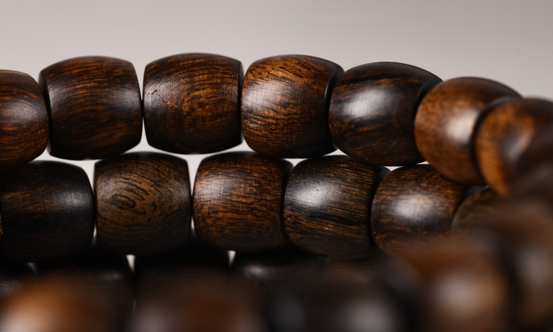 天然老料沉香手链