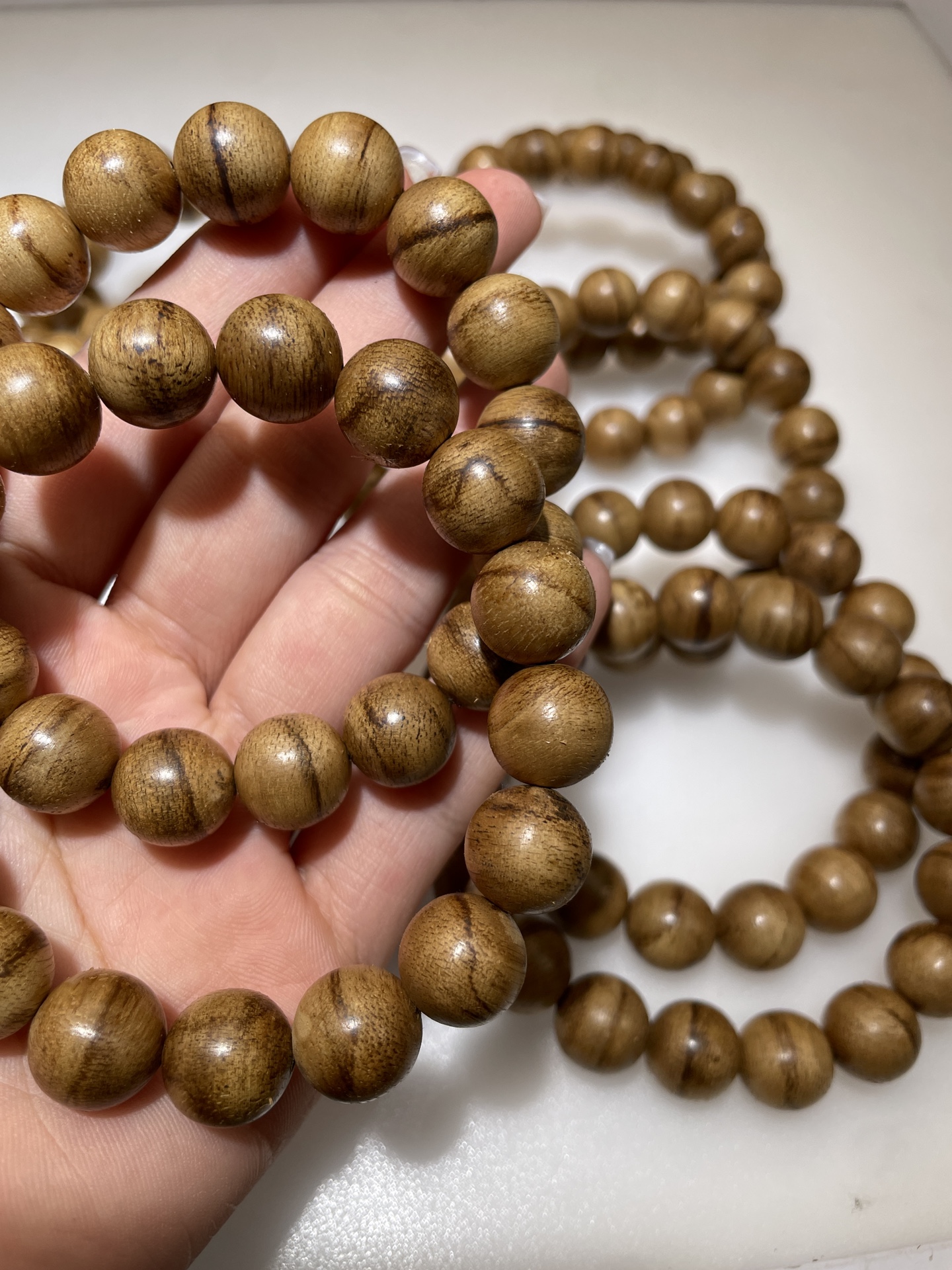 这串印尼沉香马拉ok沉香佛珠手链,真是惊艳到我了!