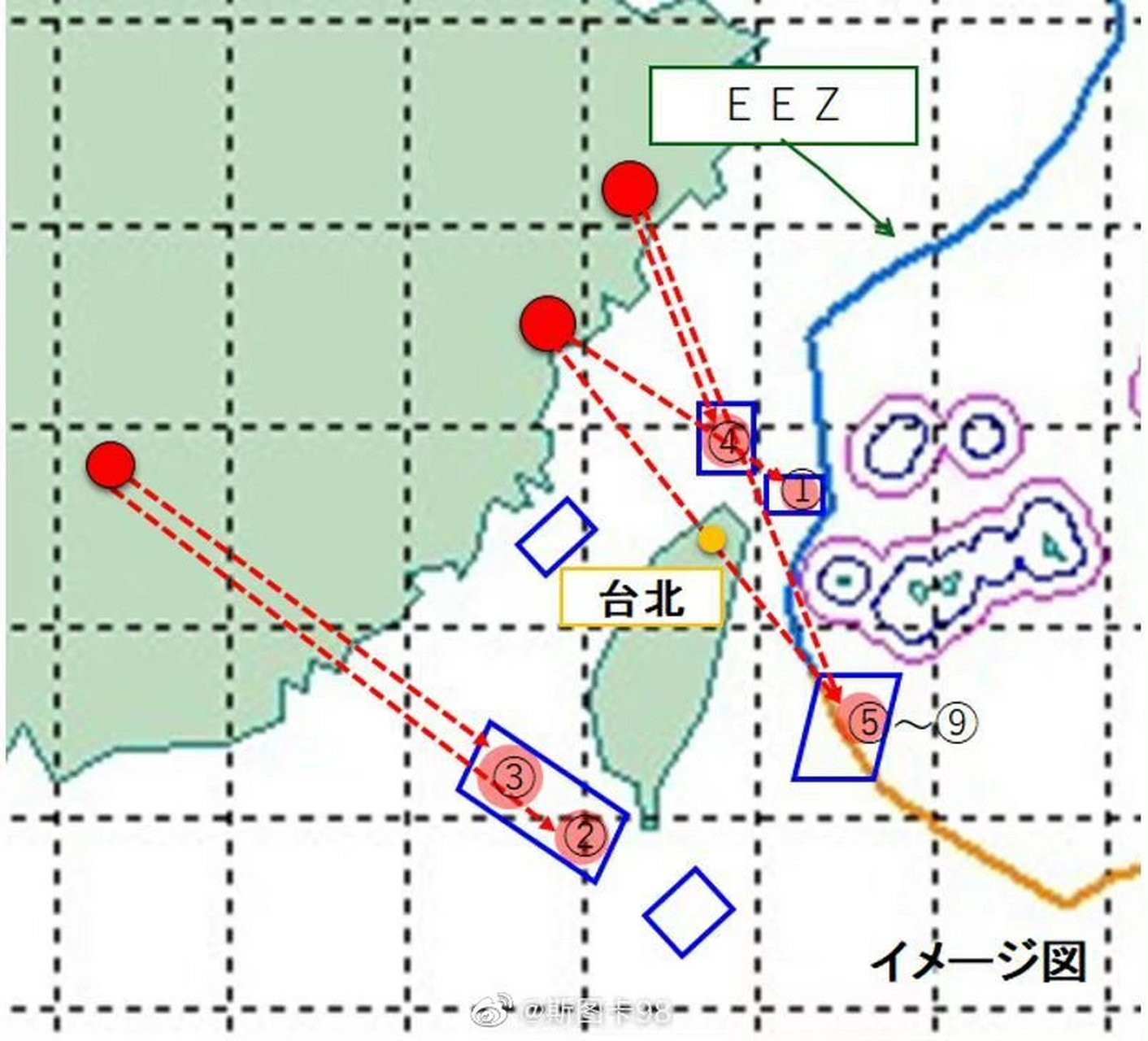 日本防卫省:中国共发射9枚弹道导弹,其中5枚落入日本"专属经济区"
