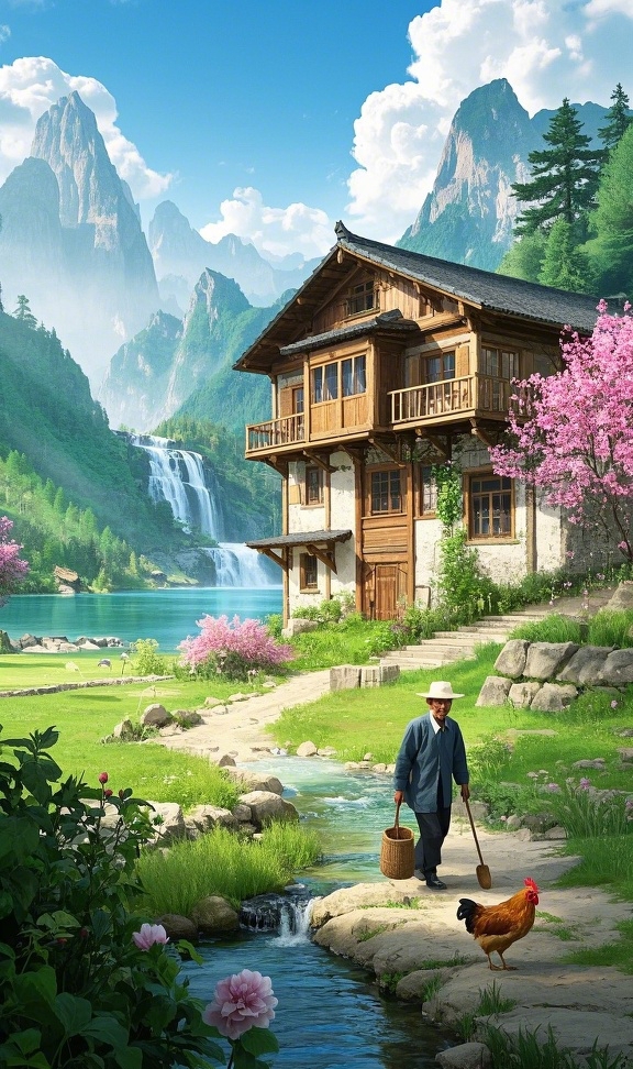 哇,这风景美得像幅画!