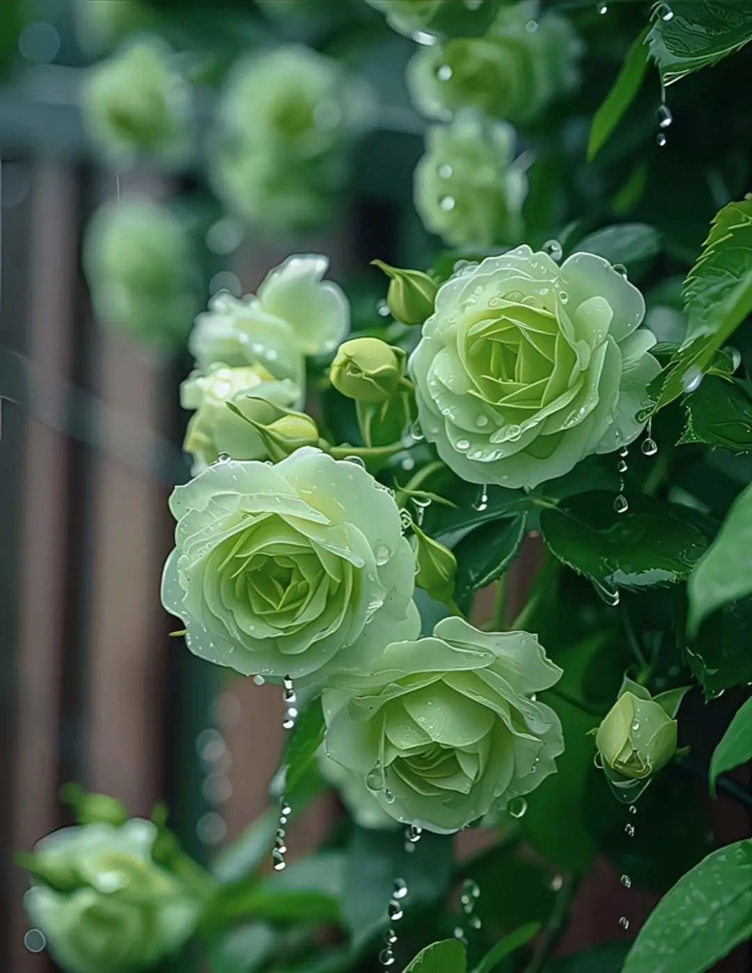 绿玫瑰真正的花语图片