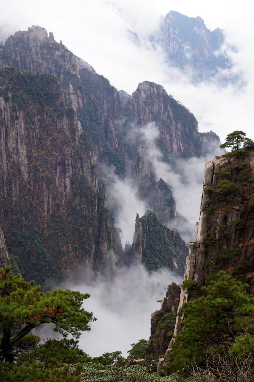 78黄山绝美山脉景观,让人陶醉其中!