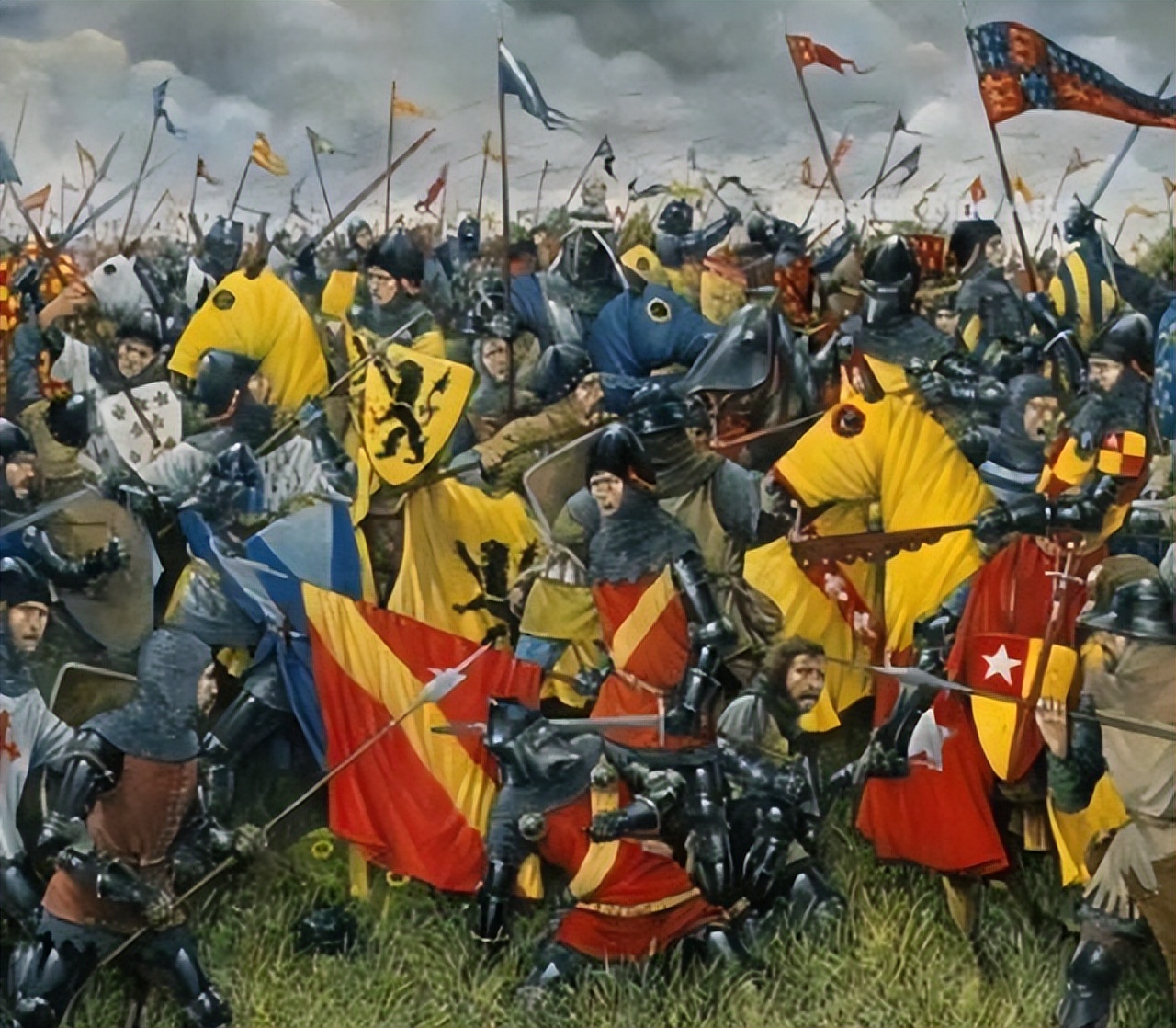 历史# 英法百年战争的起源与发展  英法百年战争是指自1337年至1453