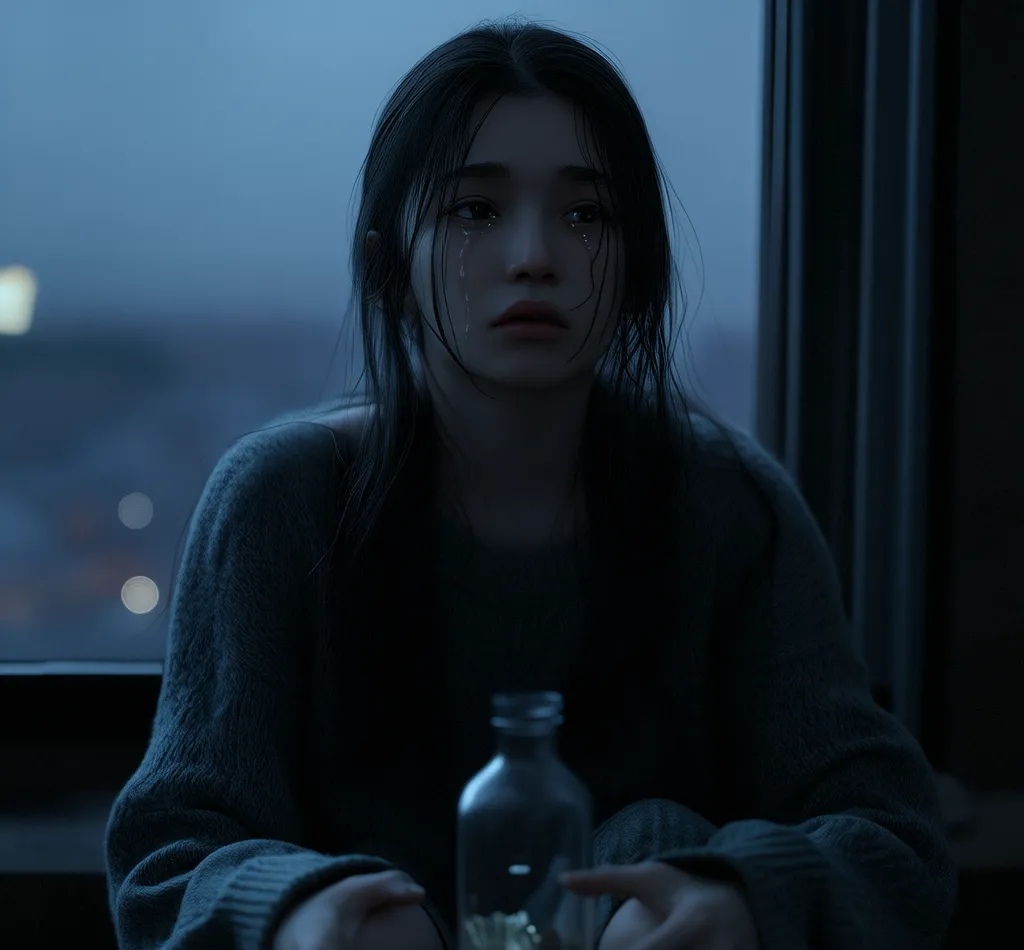 他们表面上看似平静,实则内心痛苦,独自哭泣后仍继续生活