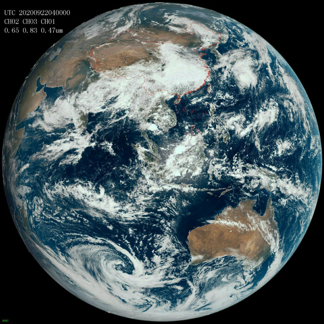 台风白海豚巅峰云图.