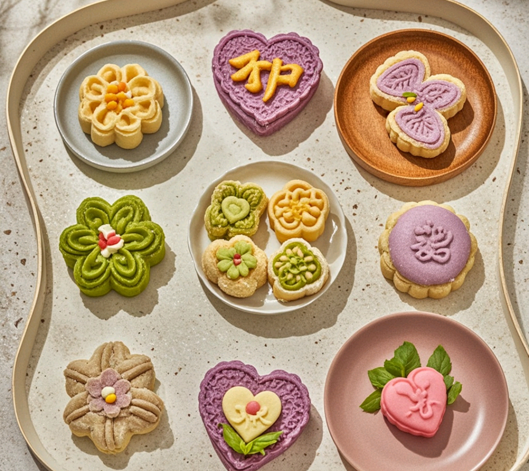 浪漫七夕美食#以下是一些七夕节的传统美食:   1.