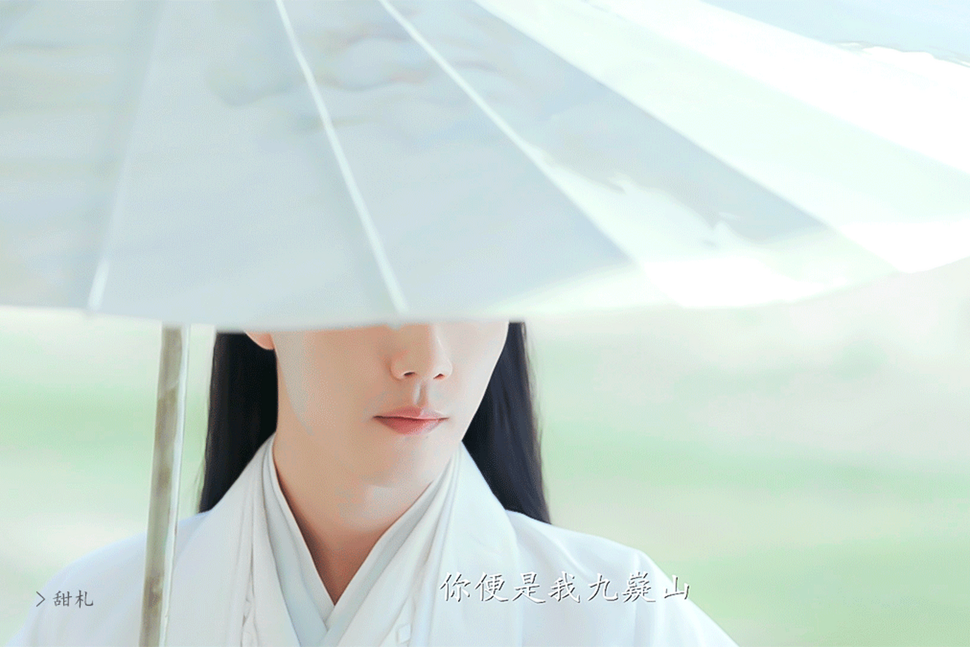 蓝忘机撑伞和时影撑伞 两个都好绝