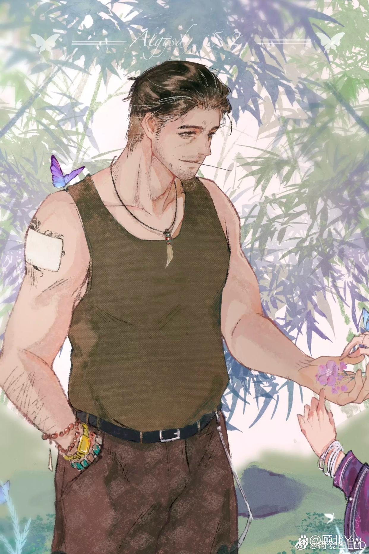 盗墓笔记#  有人让我写一下胖子和云彩,犹豫的挺久,不知道怎么写