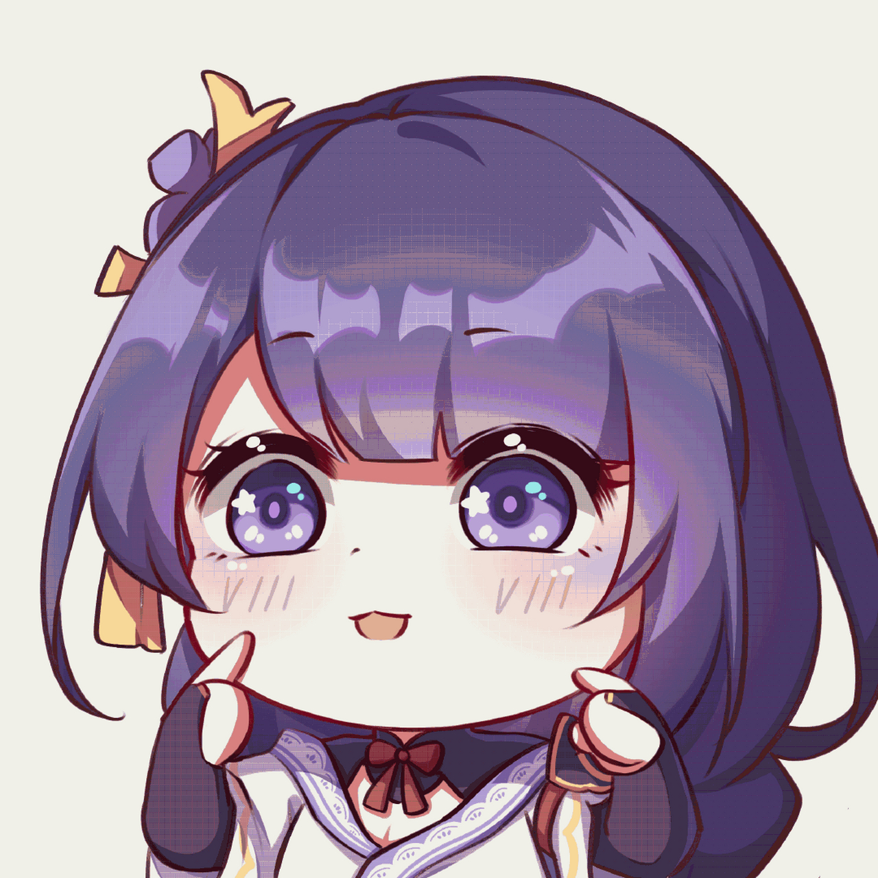 可爱的原神角色戳脸表情包