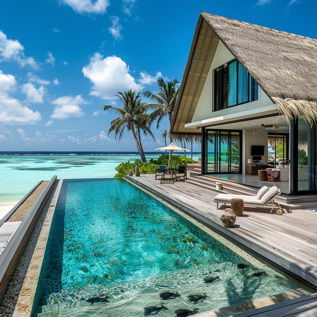 走进别墅,现代优雅的设计让人眼前一亮