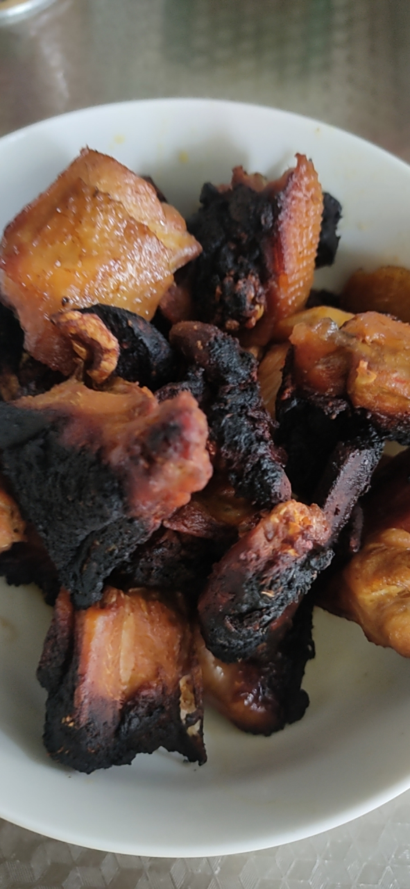 今天把鸡烧糊了! 反思结果是:"一心不能二用"!