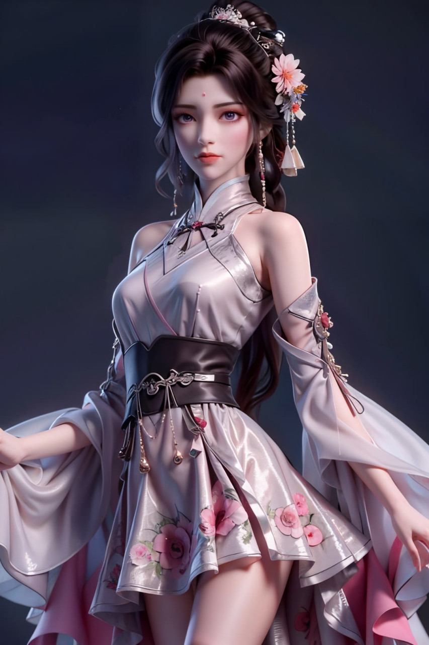 婵儿真美#al绘画