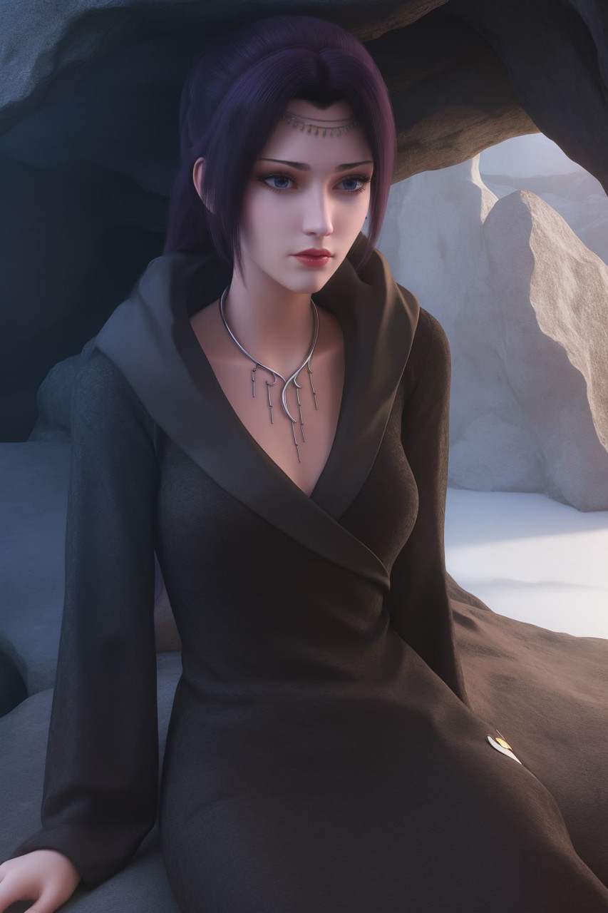 黑袍云韵美美哒#al绘画# #斗破苍穹云韵# #斗破苍穹年番