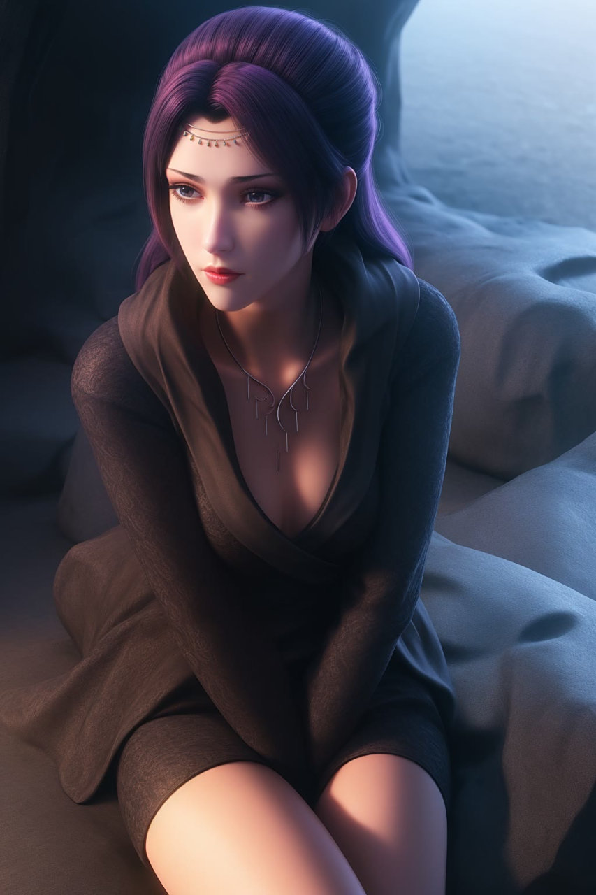 黑袍云韵美美哒#al绘画# #斗破苍穹云韵# #斗破苍穹年番