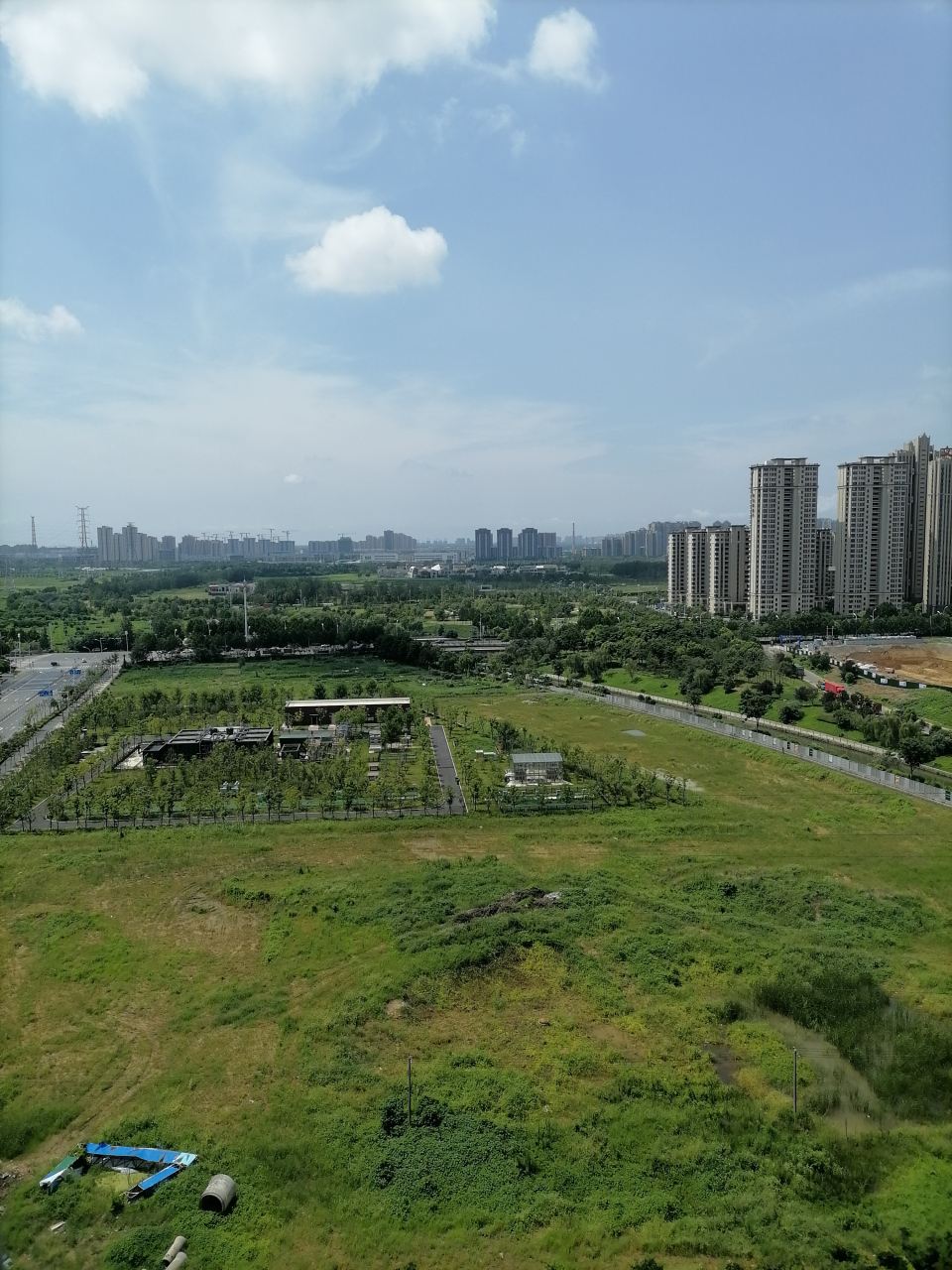 俯瞰合肥瑶海湾湿地公园,我见证了日出的壮美,夕阳的诗意.
