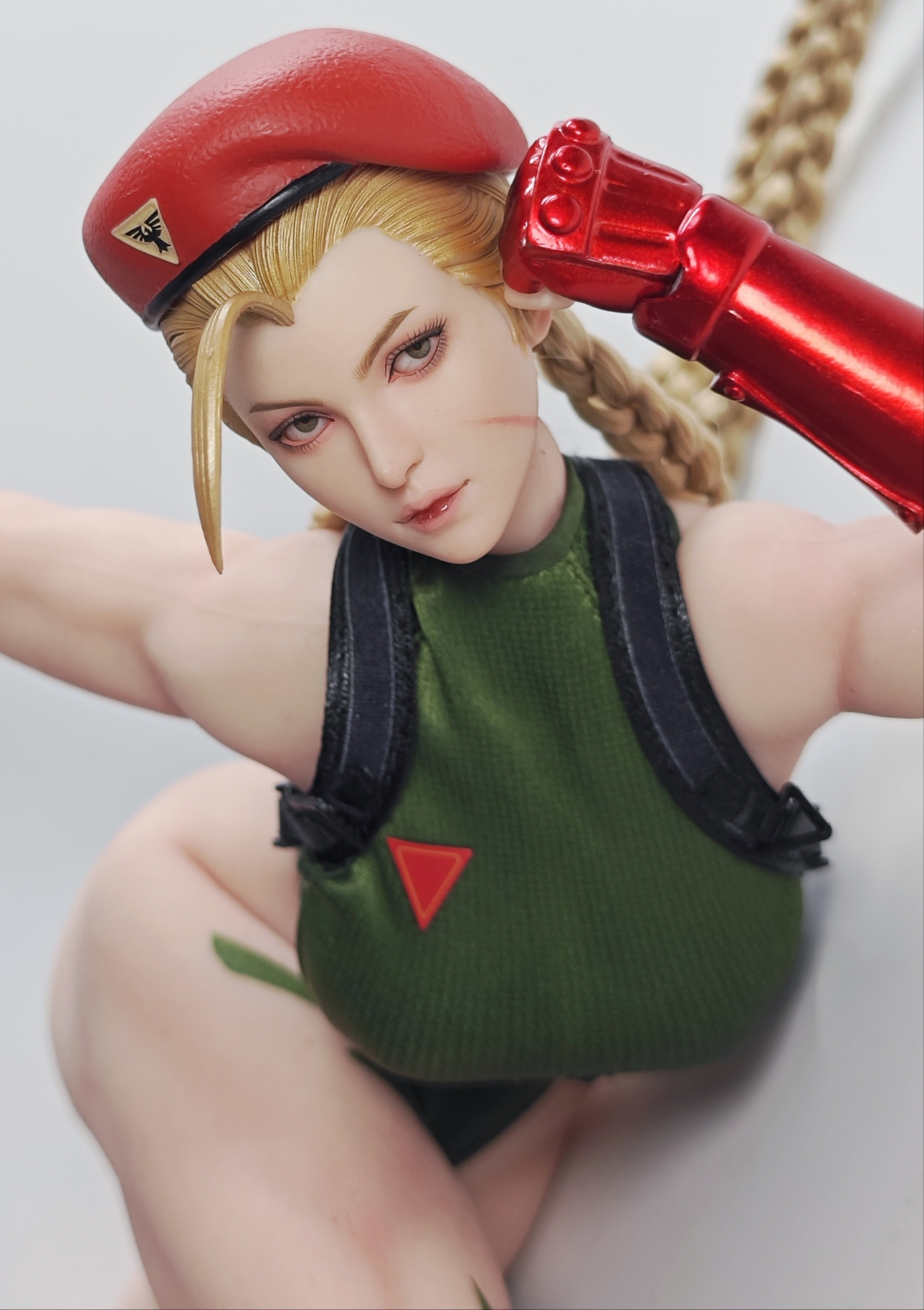 play toy p020 1/6 街头霸王 嘉米 包胶可动女兵人偶